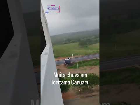 Atenção!! Muita chuva na região do agreste Toritama,Santa Cruz, Caruaru, no estado de Pernambuco.