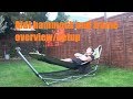 Aldi hammock and frame (overview)