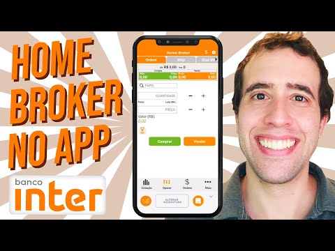 Investindo em ações pelo home broker Banco Inter no app