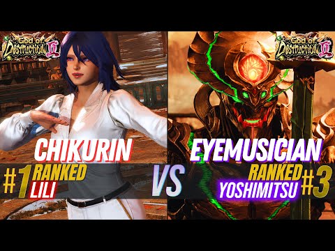 CHIKURIN (#1 Ranked Lili) 🆚 EYEMUSICIAN (#2 Ranked Yoshimitsu) ✦ Tekken 8 High Level Match
