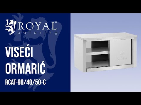 videozapis - Viseći ormarić - 900 x 400 x 500 mm - 60 kg nosivosti po odjeljku - Royal Catering