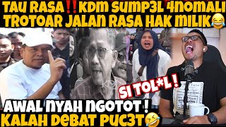 Download lagu PUAS LIATNYAH‼️KDM SUMP3L 4NOMALI TROTOAR JALAN  AMPE PUC3T🤣C3W3 TOLIL GA PUNY4 M4LU KUM4T😂 mp3