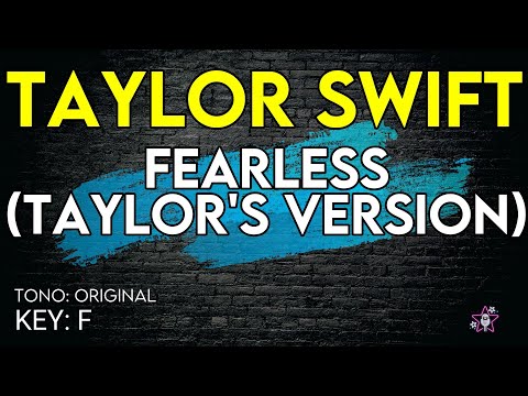 Taylor Swift - Fearless (Taylor's Version) - Karaoke Instrumental