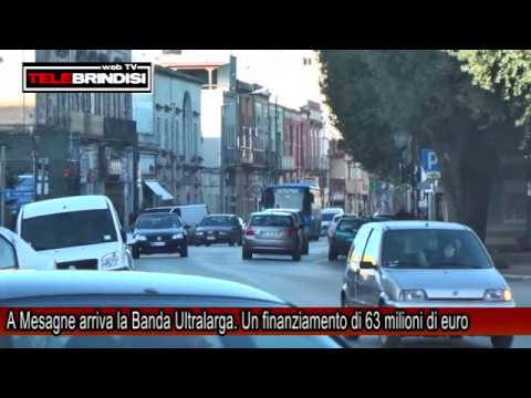 A Mesagne arriva la Banda Ultralarga. Un finanziamento di 63 milioni di euro