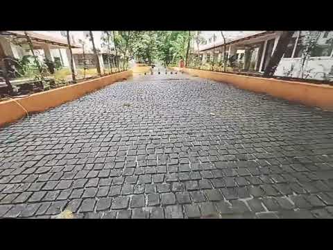 Beige cobblestone installation contractor, for flooring
