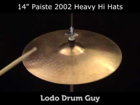 SOLD OUT 14" Paiste 2002 Heavy Hats hihat set