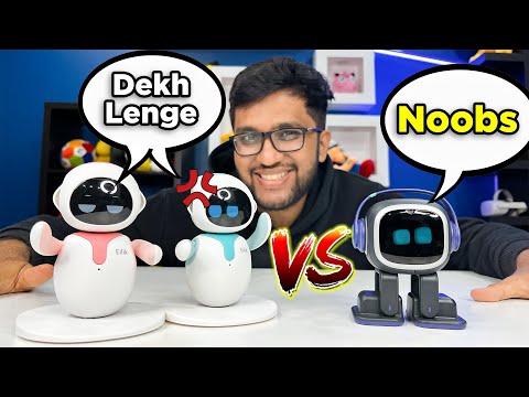 Emo Robot VS Eilik Robot FIGHT ! (AI Robots comparison)