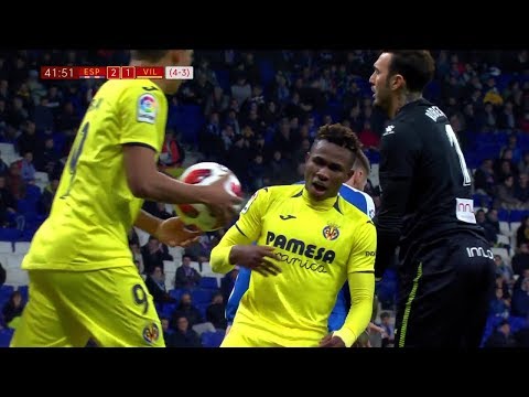 Golazo de Samu Chukwueze |  Espanyol 3 Villarreal 1 | Audio: Miguel Angel Roman | Copa Del Rey 18-19