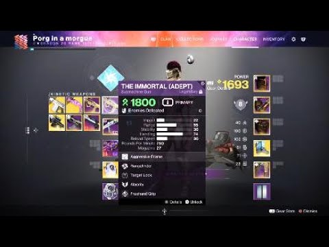 Taking the adept immortal for a spin ☠️