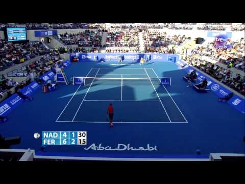Nadal vs Ferrer Abu Dhabi 2013 HD Semifinal Highlights
