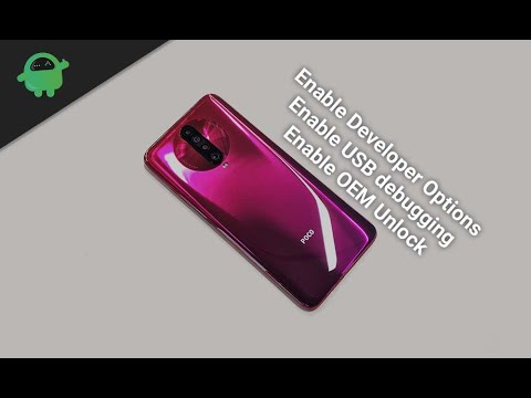 Enable Developer Option, OEM Unlock and USB Debugging on Xiaomi Poco X2