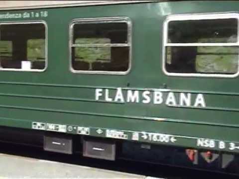 Klaudia & Mario , Die Flåmbahn Flåm Myrdal , Railway , Eisenbahn , Kjosfossen Norway Norwegen ,.wmv