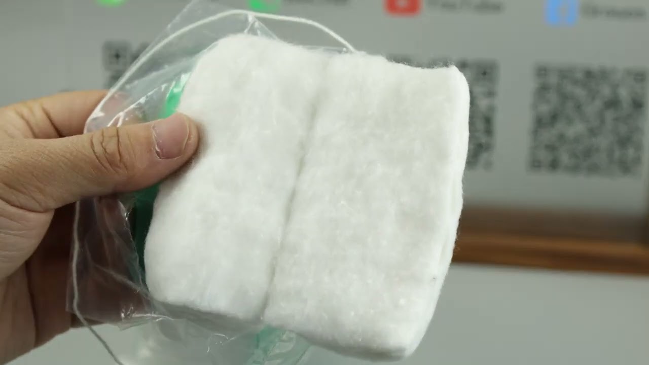 Manufacturer Direct Sale 50g 100g 100% Plain Cotton Wool Zig Zag Cotton for Hospital