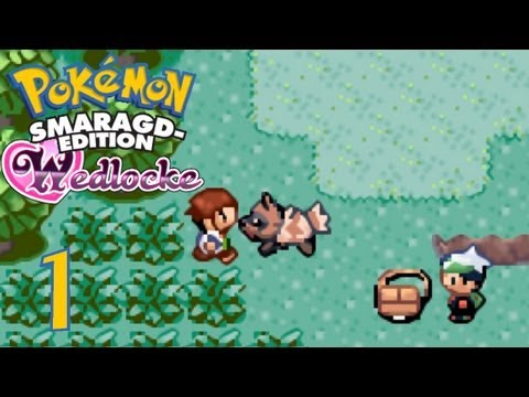 Let's Play Pokemon Smaragd Wedlocke Challenge Part 1 - Die Herausforderung beginnt