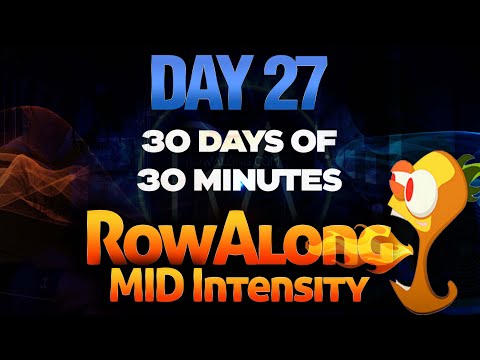 30 Days of 30 Minute Rows - Day 27 - Rate Pyramid and Fast Last Indoor Rowing Workout
