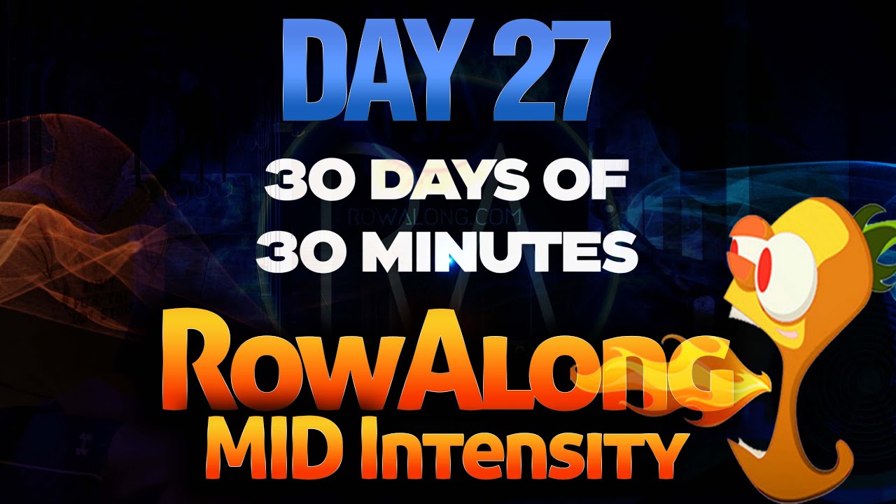 30 Days of 30 Minute Rows - Day 27 - Rate Pyramid and Fast Last Indoor Rowing Workout