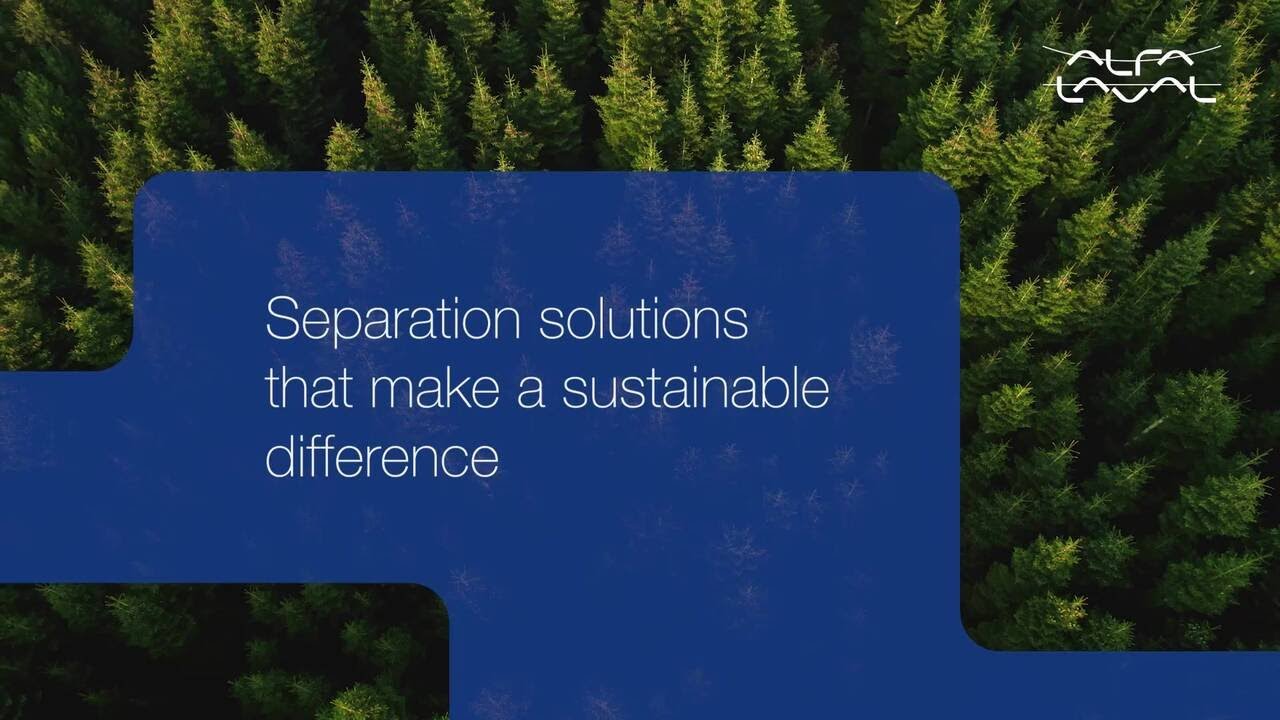 Separation solutions that make a sustainable difference