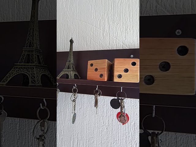 Vídeo relacionado con Llavero montado en la pared, llaves artesanía madera, decoración llavero montado en la pared dibujos animados, colgante personaje dibujos animados