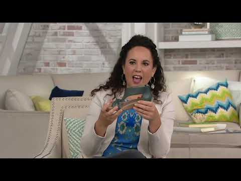 Earth Leather Perforated Wedges - Pisa Olea on QVC