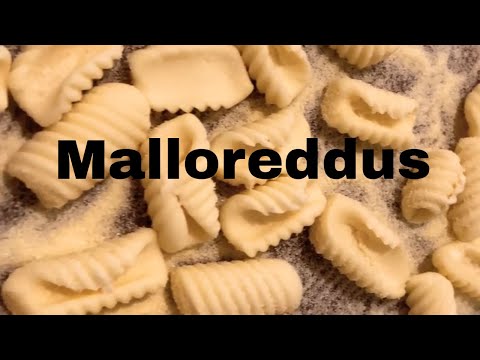 Making pasta from scratch — malloreddus