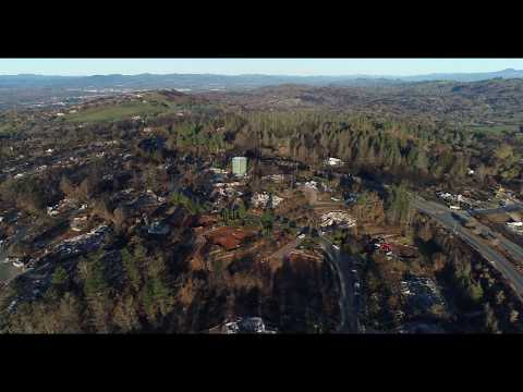 Tubbs Fire aerial footage FOUNTAIN GROVE AREA DECEMBER 6 2017