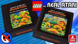 LEGO Atari 2600 VCS Adventure vs. REAL Atari Adventure