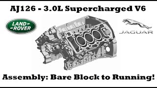 Land Rover Jaguar Engine Assembly - AJ126 AJ133 - BARE BLOCK TO RUNNING!