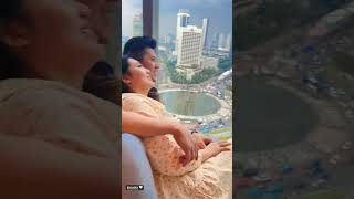 Download lagu Romantis banget Via Vallen dan suaminya menikmati keindahan kota Jakarta #viavallen #jakarta #shots mp3