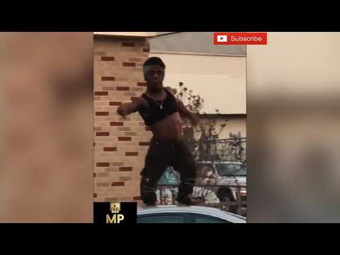 Midget does push-ups on top of car falls and break his arm - (must watch)😂💀
