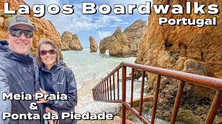 Stroll Through Paradise: Boardwalks of Lagos Portugal. Meia Praia and Ponta da Piedade