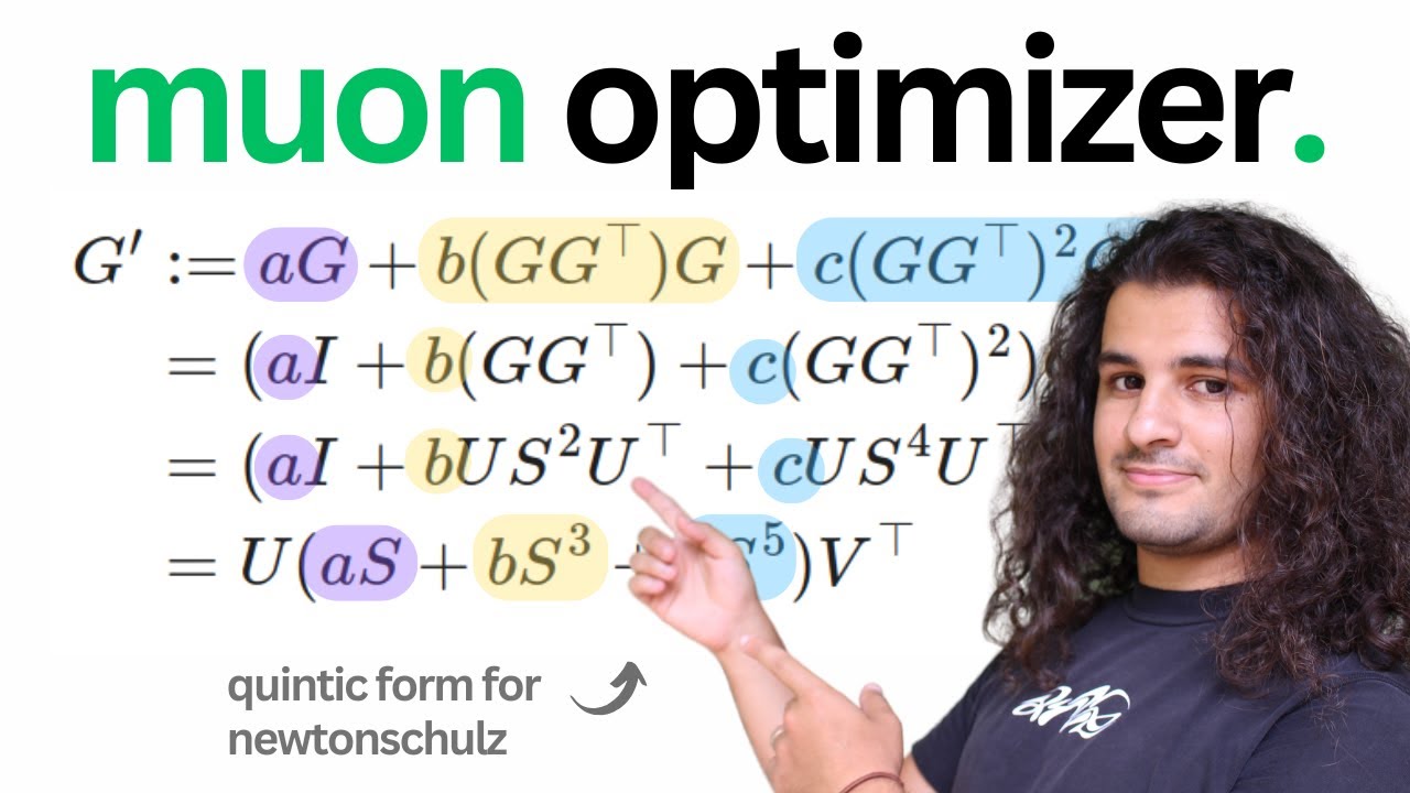 Muon Optimizer for Dense Linear Layer Explained | Newton-Schulz + Momentum