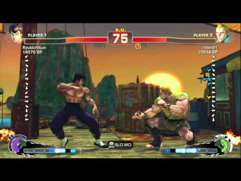 robin01 [Abel] vs Ryukichikun [Fei] SSF4 Japanese Online Ranked Matches - TRUE-HD