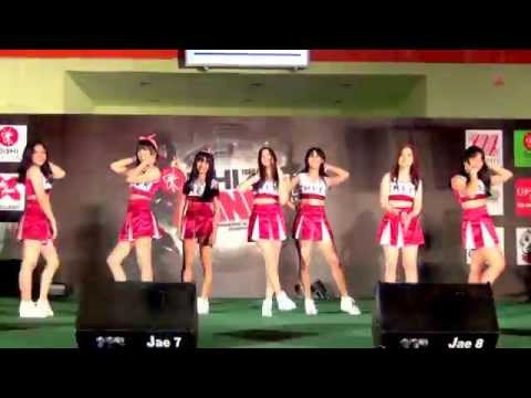 140803 Quartzite cover AOA - Miniskirt + Short Hair @OISHI Thailand Cover Dance 2014 (Audition)