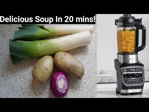 Lets Make Potato Leek Soup With Ninja Foodi Cold & Hot Blender. Ninja Foodi Demonstration.