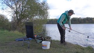 Starkių žvejyba dugnine meškere
