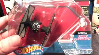 Star Wars First Order Special Forces Tie Fighter 2016 Hot Wheels Toy Review - The No Swear Gamer