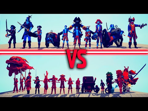 DYNASTY TEAM vs PIRATE TEAM Part 2 | TABS - Totally Accurate Battle Simulator