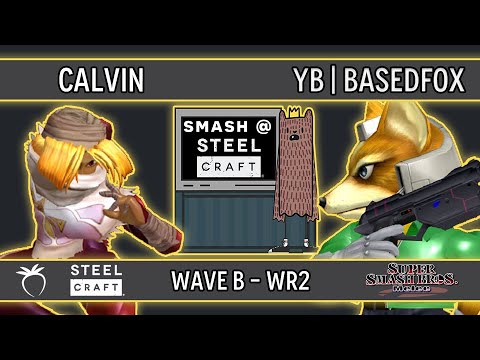SteelCraft GG 2 - Calvin (Sheik / Fox) VS YB | BasedFox (Fox) - SSBM - Winners Round 2 (Wave B)