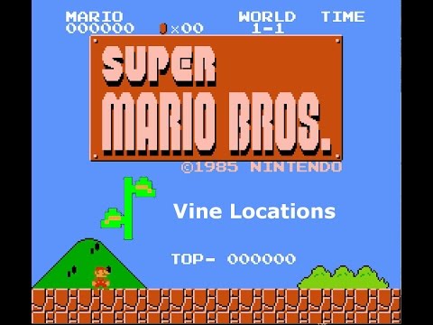 Super Mario Bros Secrets - Vines