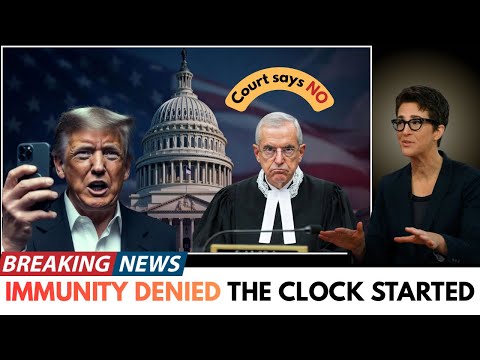 Emergency Court Ruling Shatters Trump’s Immunity — 72-Hour Countdown to Trial Begins