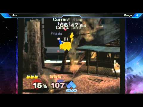 EVO 2013 SSBM QF - Axe (Pikachu) vs Mango (Fox)