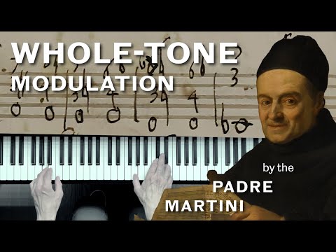 MOZART'S TEACHER'S wild WHOLE-TONE scale modulation