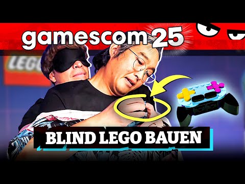 Video Thumbnail: LEGO-Gamepad basteln & Türmchen bauen mit Budi & Colin am Lego-Stand | gamescom 2025