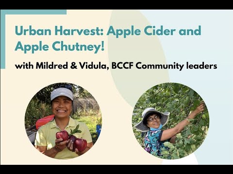 #UrbanHarvest: Apple Cider and Apple Chutney with Mildred and Vidula