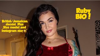 TOP CURVY PLUS-SIZE MODEL: Ruby's - BIO, CAREER, NETWORTH and more.