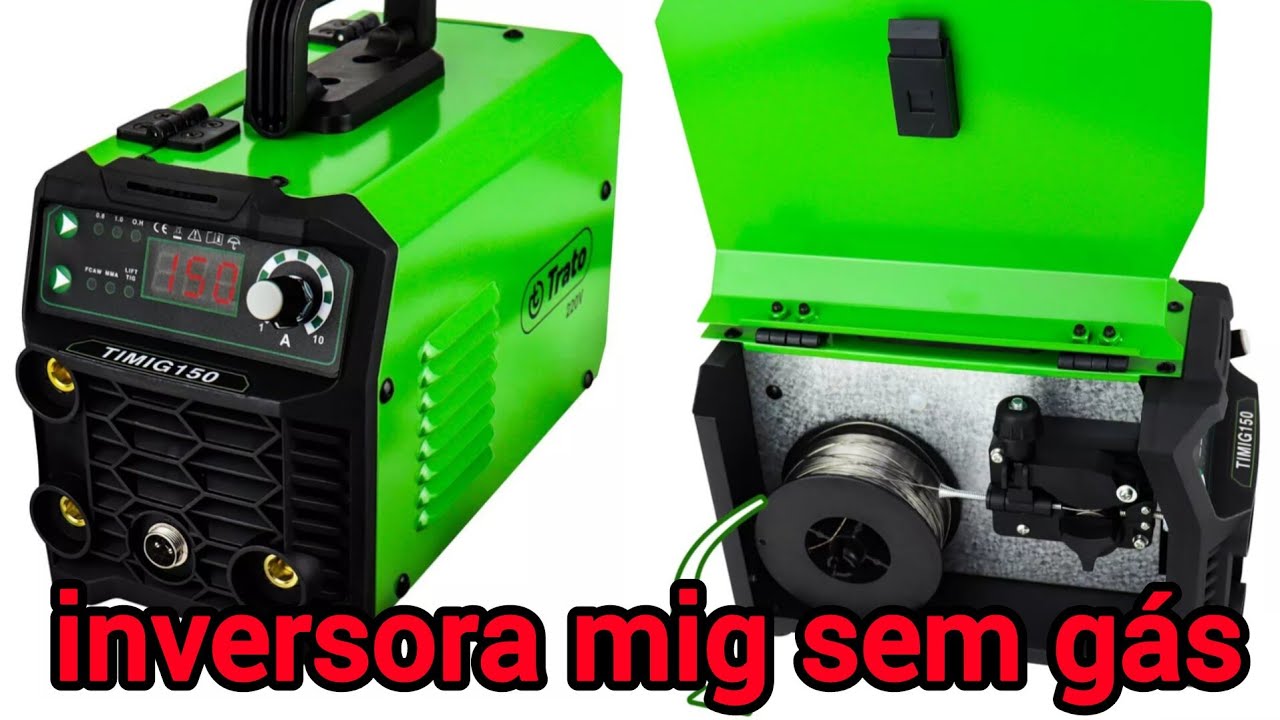 Máquina de Solda - inversora Mig sem Gás 150ap Trato