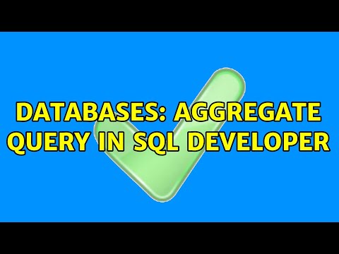 Databases Aggregate Query In Sql Developer 2 Solutions
