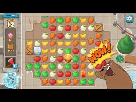 We Bare Bears match3 repairs level 498