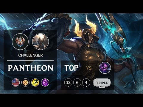 Pantheon Top vs Kennen - NA Challenger Patch 9.16