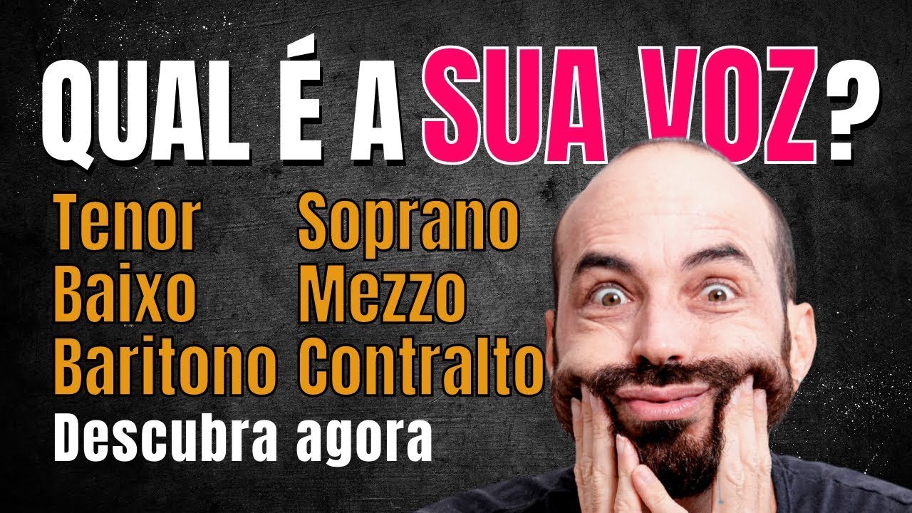 DESCUBRA: Qual é SUA VOZ? (Classificação vocal) Tenor? Baritono? Soprano? Contralto?
